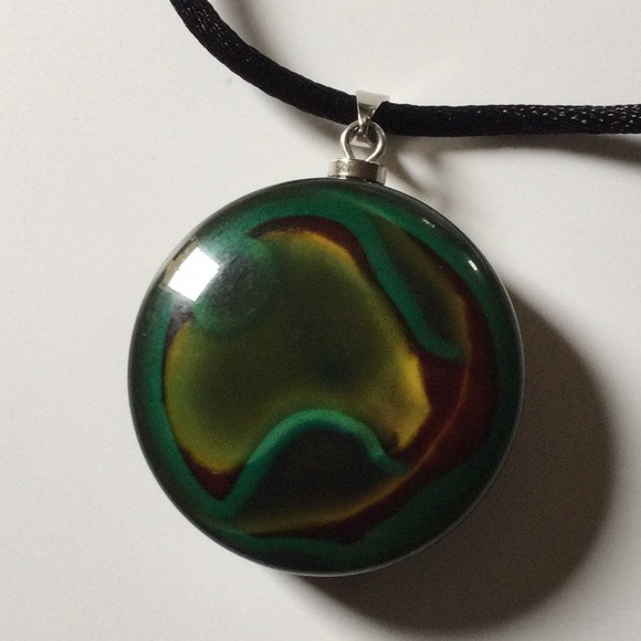 Unique Multicolor Stone Necklace - Picture 2 of 7